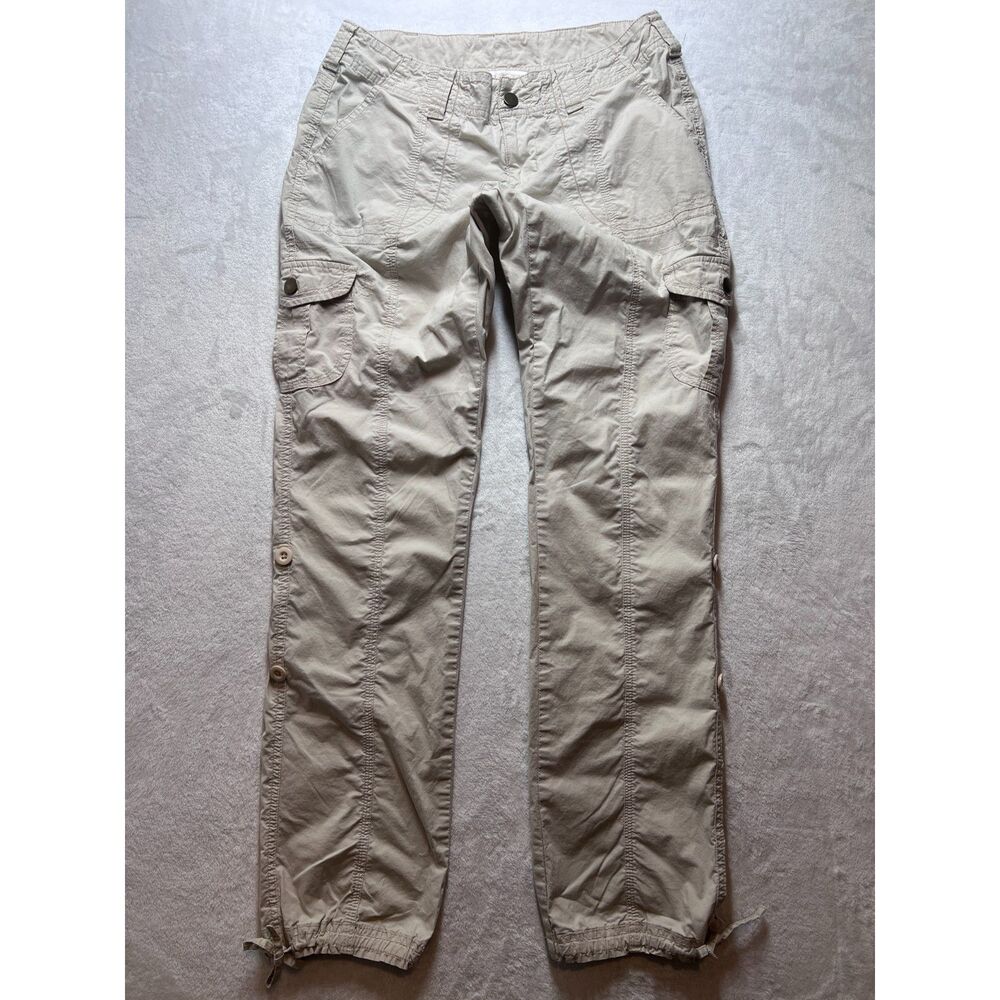 Boston Proper Women's Cargo Pants Beige Utility Lightweight Causal 4